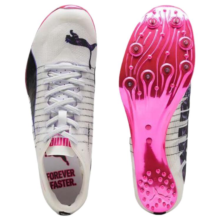 Puma Nitro 100 2 Versatile Comfortable Durable Low-Top Running Shoes Unisex Sneakers White Purple 312638-01