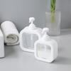 Soap Dispenser White Liquid Lotion Hand Pump Soap Dispenser Refillable Shampoo Bottle Plastic Bathroom Lotion Bottle
