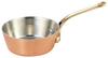 Wadasuke Seisakusho Copper Extra Thick Pot Tapered Brass Handle 15cm 3442-0151