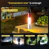 LED+COB Ultra Bright Dual Light Source Flashlight USB Rechargeable with 5 Modes Lighting Work Flashlight Outdoor Camping Torch