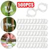 50-500PCS Plastic Clips Plant Support Trellis Vine Binding Clip Tomato Seedling Hanging Fixing Tool Vine Support Accessories