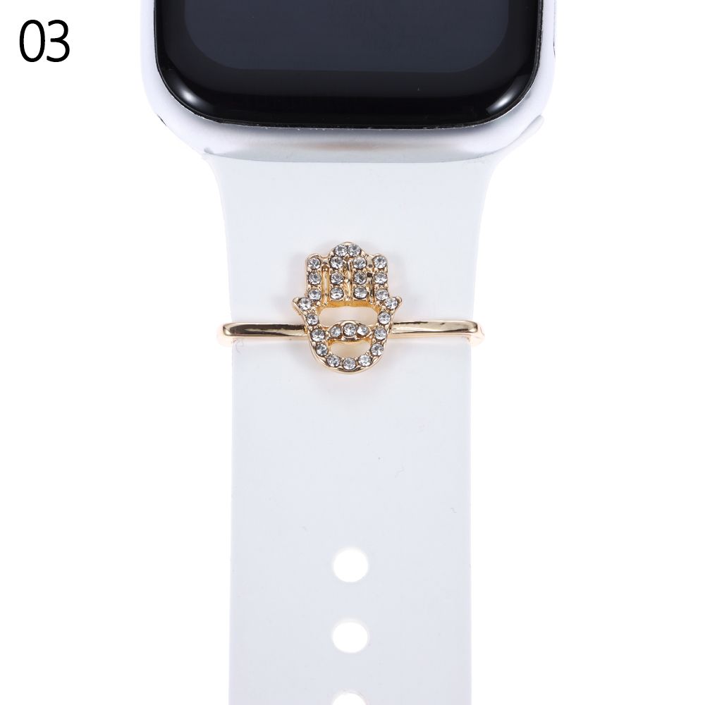 Креативный бриллиантовый браслет, ремешок для часов, украшение, декоративное кольцо, ремешок, аксессуары, подвески для наручных ремней