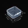 4.5 Transparent Plastic Square Box with Lid for Jewelry, Earplug, or Fish Hook Storage