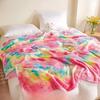 Tie-Dyed Arctic Velvet Nap Blanket - Sofa Cover & Gift Option
