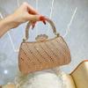 Fashionable and Individual Handbag Dress Bag Elegant and Noble Lady Diamond-encrusted Bag