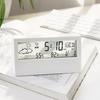 Multi-function LCD Clock Electronic Desk Clock Temperature and Humidity Meter Alarm Clock Creative Digital Display