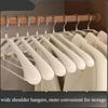 10pcs Wide Shoulder Seamless Hangers, Non Slip and Non Bulging, Suitable for Both Dry and Wet Use, High Load-bearing Capacity