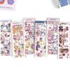 Korean Popular Laser Cute Cartoon Stickers Ins Korean System Goo Goo Book Handbook Diy Decorative Stickers Stickers
