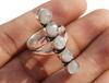 Moonstone Gemstone Handmade Ring, Long Ring, Unique Gift, Anniversary Ring, Silver Charm Jewelry, 925 Sterling Silver, Birthday Gift