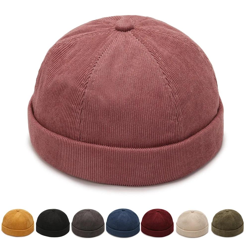 Four Seasons Hats, Tide Melon Skin Hats, Beanie Landlord Hats, Spring And Autumn Versatile Hip Hop Hats, Round Hats, Casual