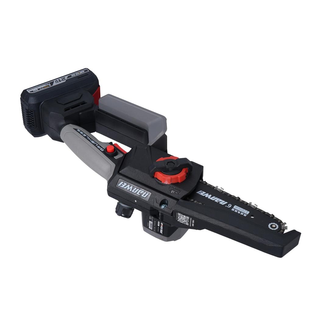 Cordless Chainsaw 6inch Chainsaw Brushless Electric Chainsaw for Logging and Tree Cutting Wood