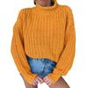 Women's Autumn Winter Oversized Round Neck Pullover Plus Size Long Sleeve Sweater Luxurious Relaxed-fit Slimming and Versatile Top