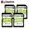 Kingston SD 64G 100MB/s Read 512G/256G/128G Memory Card SDXC Canvas Select Plus Class 10 UHS-I U1 V10 U3 V30 Memory Card SDS2/64GB/128GB/256GB/512GB