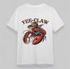 Women's Plus Size Classic T-Shirt Yee Claw Cowboy Style Lobster Graphic Tee USA