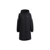 Long Woven Jacket With Hood Women Outerwear Black HG1849