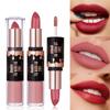 Lipstick 2-in-1 Lip Gloss Double Head Lip Glaze Non-stick Cup Matte Matte Lipstick