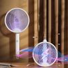 USB Rechargeable Electric Mosquito Racket Plastic Electric Mosquito Killer Fly Bug Zapper  Outdoor