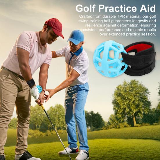 Мяч для тренировки замаха в гольфе Умный мяч Тренировочное оборудование для гольфа Тренировочный мяч для замаха для мужчин и женщин начинающих