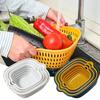 8 шт. кухонная сливная чаша, полая, быстрый дренаж с маленькими ушками, сливная корзина, фруктовый салат