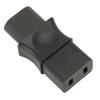 IEC320 C8 To IEC320 C9 Adapter C8 Male To C9 Female Converter Power Conversion Plug AC 250V 6A 1500W