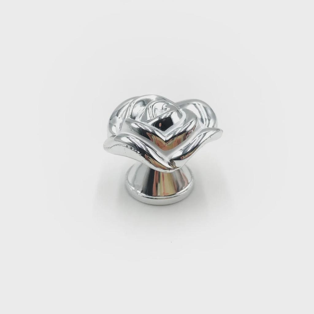 European Modern Rose Handle - ABS Plastic for Cabinets, Drawers, Wardrobes