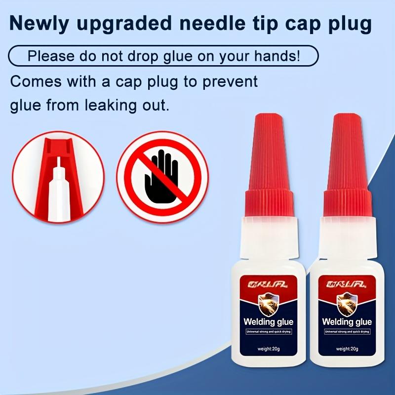 Суперклей Быстрое 10-секундное отверждение, Прочная склейка для пластика, металла, дерева, камня, керамики, стекла Многоцелевой эпоксидный клей