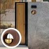 Wood Brass Shopkeepers Bell Loud Sound Front Door Hanging Bell Wind Chime Magnetic Door Opening Doorbell Home Office Shop Entrance Decoration