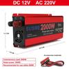Pure Sine Wave Inverter 1000W 2000W 2200W 3000W DC 12V 24V To AC 220V Voltage 50/60HZ Solar Car Inverters