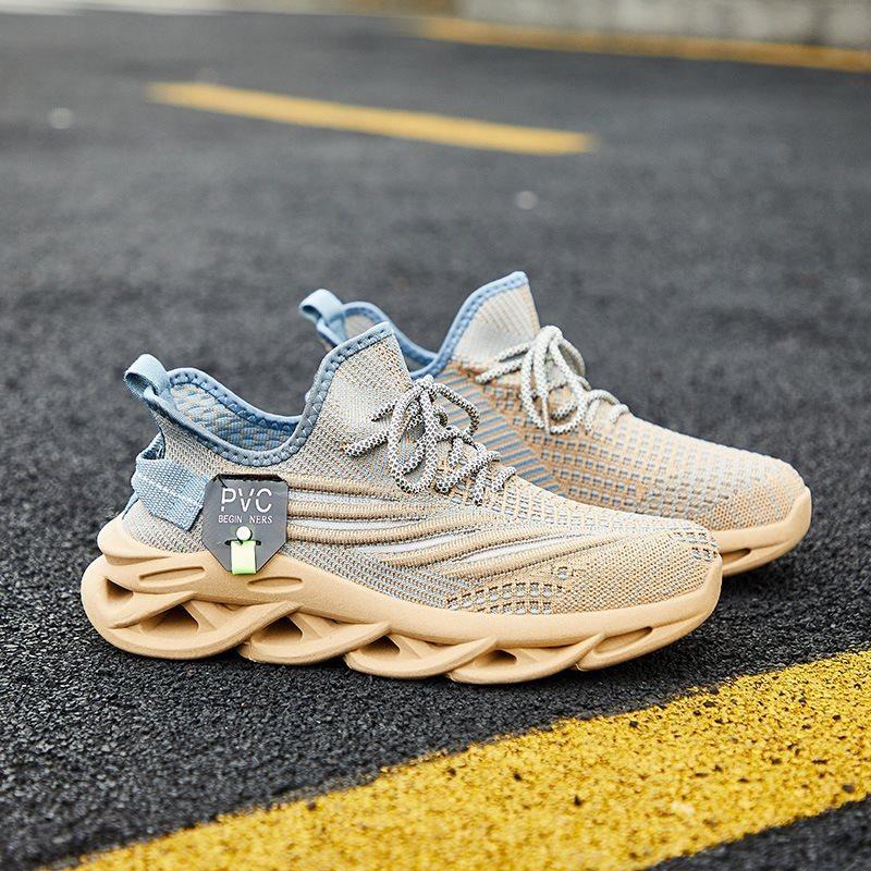 Breathable Sports Shoes for Women In Summer New Soft Soled Lightweight Non Slip Thick Soled Running Shoes Slimming and Shock-absorbing Coconut Shoes