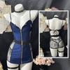 Sex Lingerie Royal Sister Zipper Open Placket Instructor Suit Adult Sex Sexy Uniform Seduction Uniform Suit