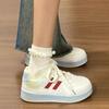 Advanced Color Matching Platform Bread Shoes Autumn New Versatile Little White Shoes Casual Board Shoes Trendy