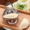 Stainless Steel Dumpling Maker - Easy Pressure Wrap & Cut Tool for Perfect Dumplings, Pies & Pastries - Essential Kitchen Gadget