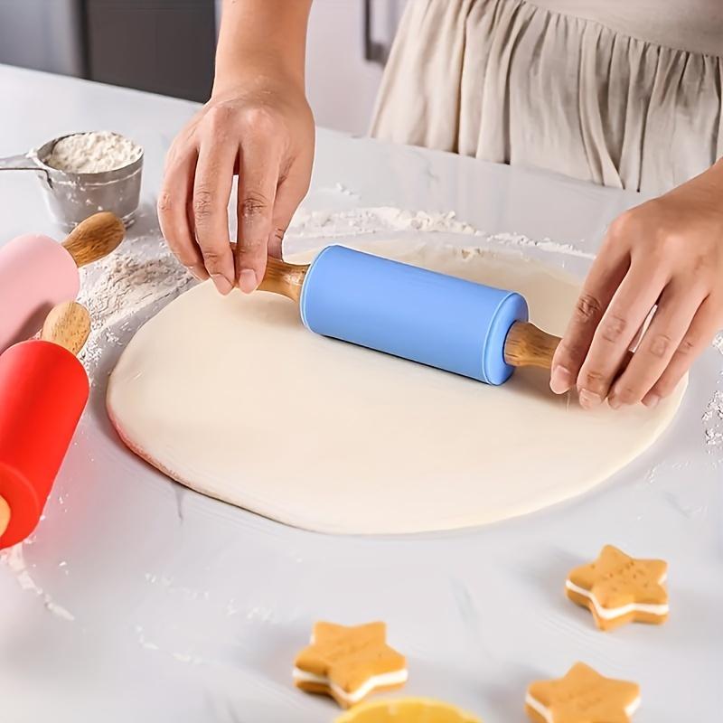 1pc Small Non-Stick Rolling Pin Perfect for Pizza, Pie, Cookie, Dumplings, Noodles Easy-to-Use Kitchen Utensil with Smooth Dough Release