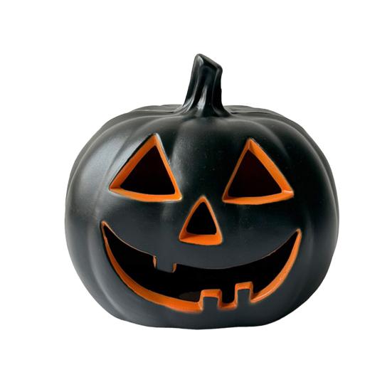 Halloween Pumpkin Lanterns LED Light Up Festive Jack-o-lantern Display Statue Halloween Party Home Decor