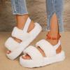 Fashion Women Plush Slippers Home Wear Fashionable Shoes Women New 2025 House Slides Women Korean Version Soft Bottom Double Slippers