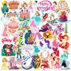 50 Fairy Tale Princess Stickers Cartoon Handbook Material Girl Children Water Cup Stickers