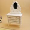 1:12 Kids Mini White Simulate Princess Style Dresser for Doll House
