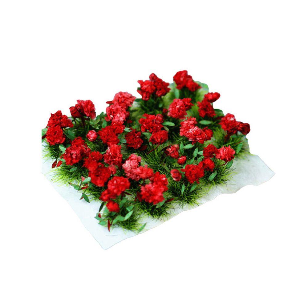 Material Fairy Garden Static Grass Tufts Sand Table Layout Scene Model Miniature Flower Cluster