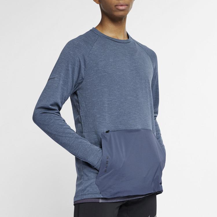 Nike Tech Sphere Transform 2-In-1 Running And Fitness Hoodie Jacket Men Jackets Deep-Blue AR1710-427