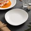 Simple Irregular Ceramic Deep Plate Creative Texture Soup Plate Salad Plates Snack Plates Hotel Molecular Food Tableware
