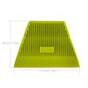 1Pc Trapezoidal Squeegee Car Vinyl Film Wrapping Tool Scraper Window Tinting Wallpaper Installing Medium Soft Green and Hard Yellow