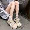 Little White Shoes Summer Women's New Summer Breathable Flat Baseplate Shoes Casual Versatile Thin Foreign Style Student Women's Shoes