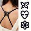 8pcs Mixed Color Back Bra Control Clips Invisible Bra Adjusters Convenient Cross Strap for Women Lingerie & Underwear Accessorie