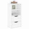 VidaXL Side Cabinet Drawers ODDA White 40x24x79 Cm Solid Pine Wood, Cabinet, Buffet, Kitchen Storage Furniture, 4103594