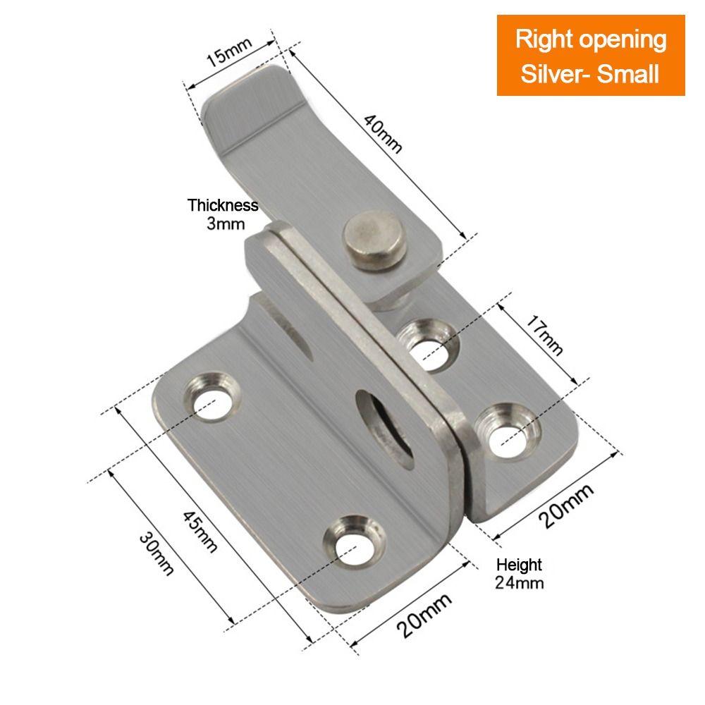 Anti-theft Sliding Door Lock Bolts Padlock Clasp Gate Safety Lock Useful Door Latch Home Hardware