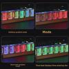 RGB Simulated Nixie Tube Clock - High-Value Desktop Ornament for Gaming Rooms