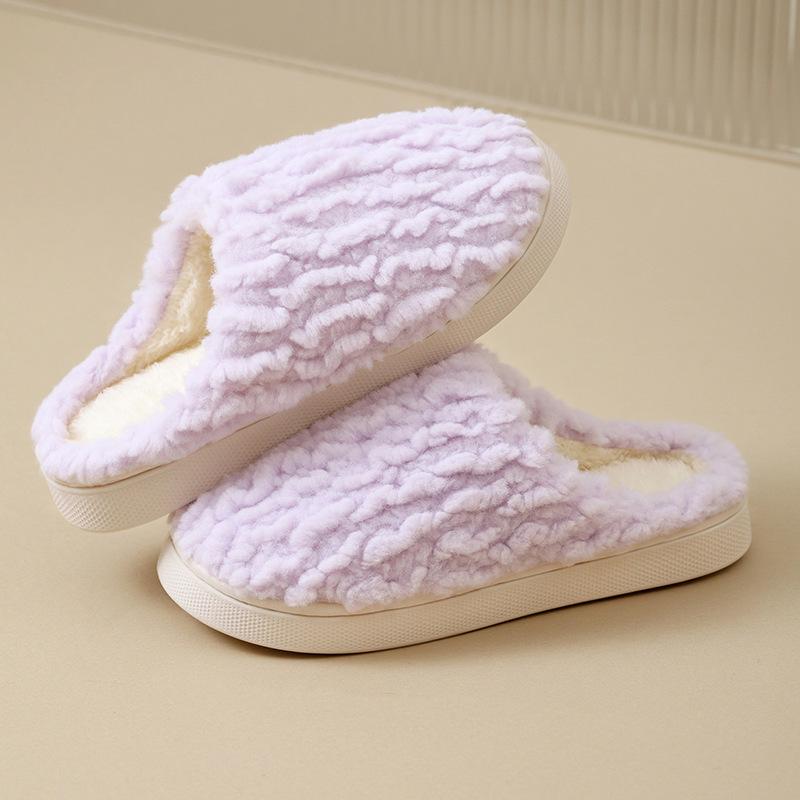 Winter Turtle Shell Cotton Slippers Women's New Indoor Home Home Home Non-slip Warm Plush Slippers Men's