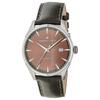 Hamilton Jazzmaster GENT Brown Dial Stainless Steel Sapphire Crystal Quartz 40mm Swiss Watch H32451801 Men's Gray