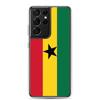 Coque Téléphone - Samsung - Galaxy S22 Ultra - Drapeau Ghana - Souple - Multicolore