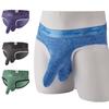 Longjiang Men Wide Waistband Briefs 3D Elephant Nose Solid Color Mid Waist Panties